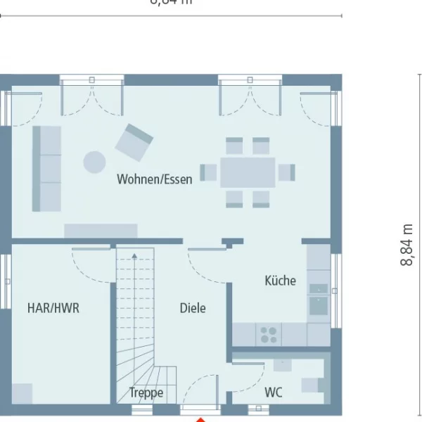 Bezahlbare Stadtvilla ! Wahrscheinlich günstiger wie zur Miete ! Mit Grundstück berechnet !