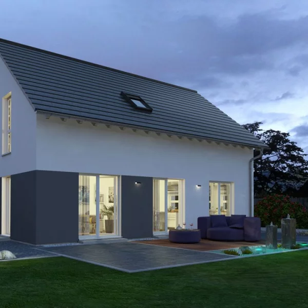 Exklusives Design mit optimalen Grundriss zum Wohl fühlen ! Inklusive eines Grundstückes berechnet !