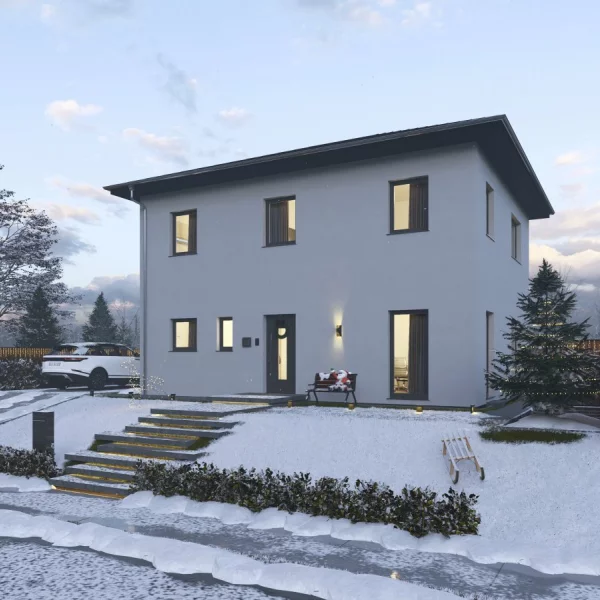 MODERNES WOHNHAUS MIT ELEGANTEM WALMDACH**************