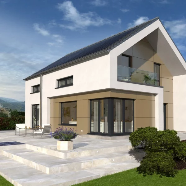 Das Haus für die ganze Familie, gepaart mit einem faszinierenden Design ! Mit Grundstück berechnet !