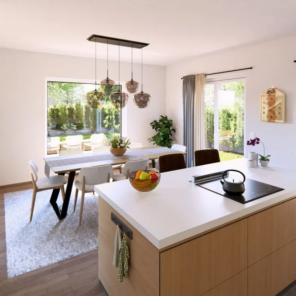 Design Pur - Wohn- Essbereich- Küche offen - 152 m² - Homeoffice ready - Große Kinderzimmer**