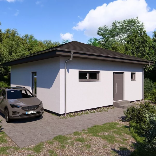 Kleine Bungalows für Singles und kleine Familien. Entfliehen Sie den steigenden Mieten. Bauen Sie mit Okal Ihr eigenes Zuhause.