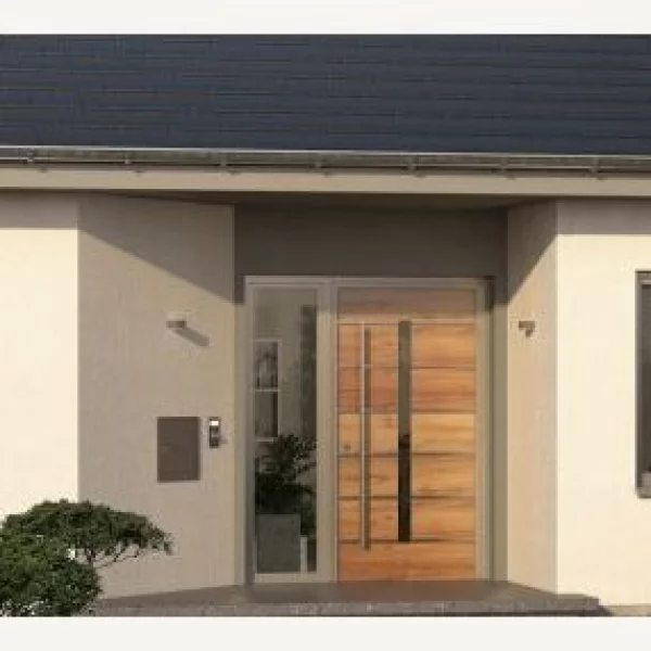 Küche führt zum Flur und verbindet Wohnbereich mit Nebenräumen