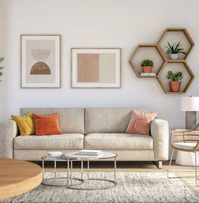 immobilie453321-wohnbereich-mit-sofa-wanddekoration-und-pflanzen-g