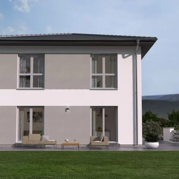 EIN­FA­MI­LI­EN­STADTVILLA GEPAART MIT NÜTZLICHER FUNKTIONALITÄT