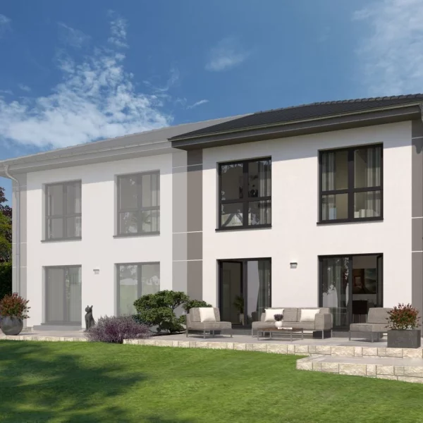 DOPPELHAUS MIT BESONDERER AUSSTRAHLUNG