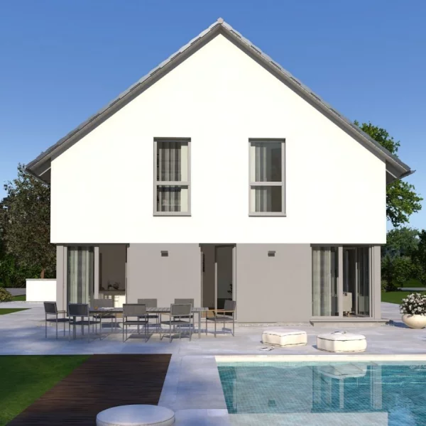 DAS LICHTDURCHFLUTETE KUBUS-HAUS