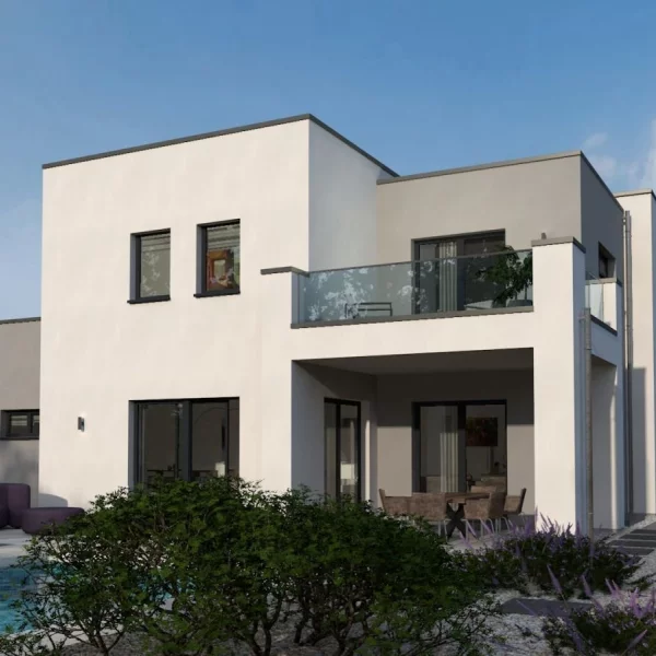 Dachterrasse direkt angebunden, wenn sich Alltag nach draußen erweitern soll