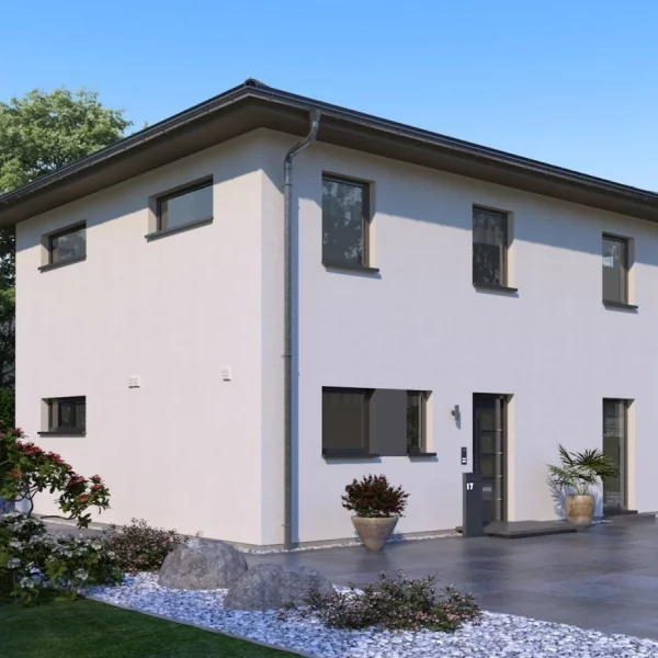 MODERNES WOHNHAUS MIT ELEGANTEM WALMDACH******************************