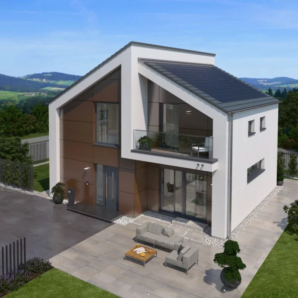 Haus im schönen Design zum wohnen und Wohl fühlen ! Preis bereits mit einem Grundstück !