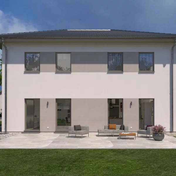 2-Familienhaus = Nur 368.800,-EUR je Haushälfte/Familie/Grundstückshälfte !