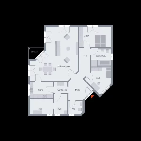 Faszinierender Bungalow in einzigartiger Optik mit viel Platz ! Mit Grundstück berechnet !