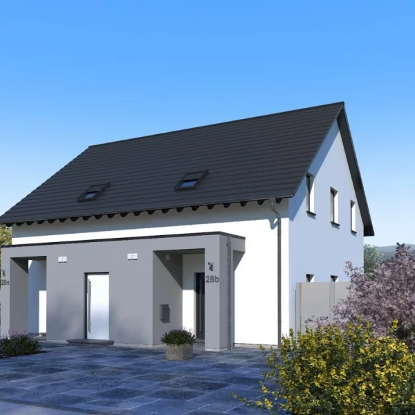 2-Haushälften für 2 Familien = Nur 414.100,-EUR je Familie/Haushälfte/Grundstückshälfte !