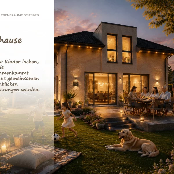 Stadtvilla 12 in Falkensee: unten Terrasse, oben der Platz zum Durchatmen*