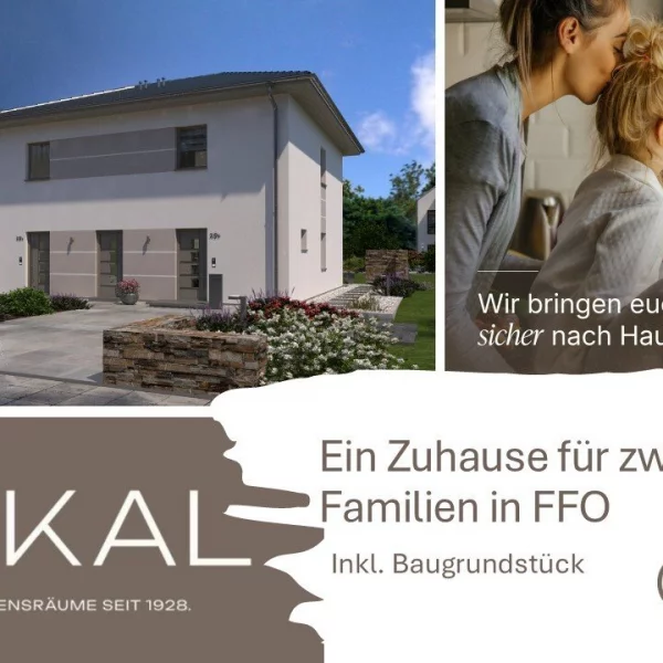 Gemeinsam bauen. Getrennt wohnen. Zusammen profitieren. Mit Okal ist das machbar!*