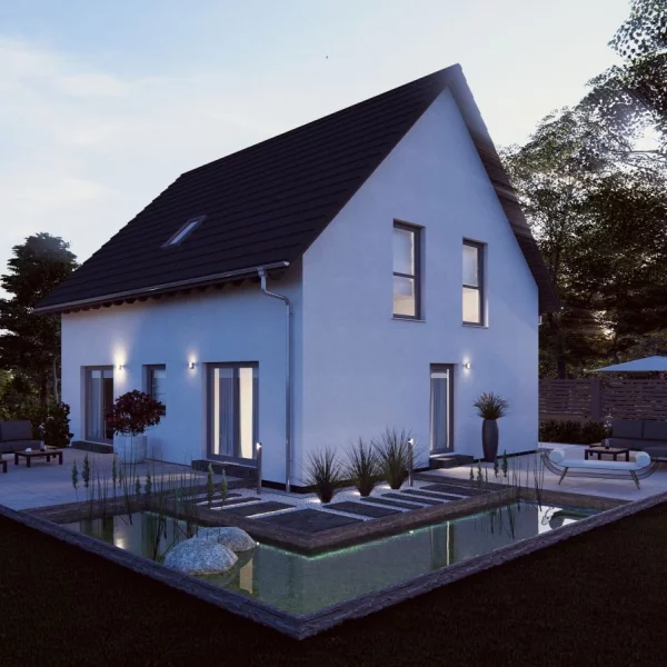 Große Familie oder gute Freunde. Bauen Sie zusammen und teilen sich die Kosten! Doppelhaushälften bei Okal!*