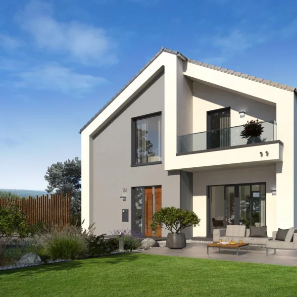 Schickes Haus mit viel Platz, auch zu besichtigen als Musterhaus ! Preis mit Grundstück berechnet !