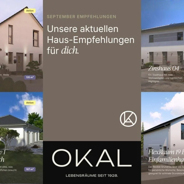 Aus Grundstück wird Zuhause - gestalte deinen Lebensraum mit OKAL
