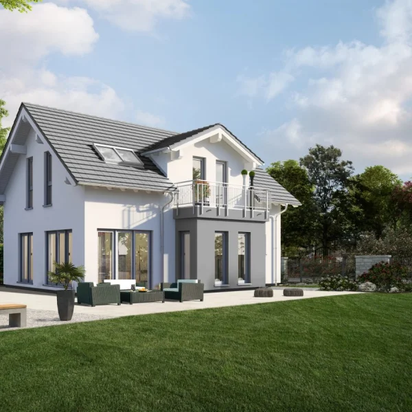 Haus mit faszinierender Optik und viel Platz ! Mit einem Grundstück im Preis !