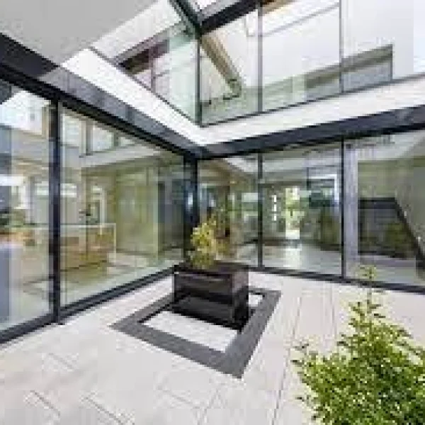Haus der Extraklasse ist mit viel Glas, Licht und Freiraum ! Mit Grundstück berechnet !*