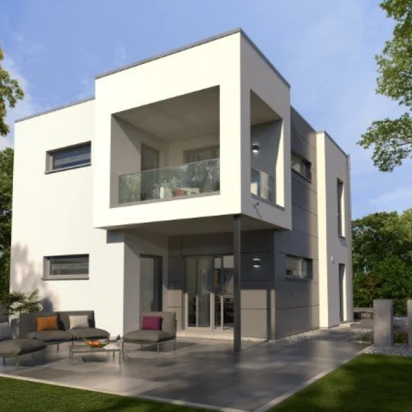 Ihr Bauhaus gepaart mit exklusiven Design und Gemütlichkeit ! Preis mit einen Grundstück berechnet !*
